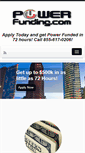 Mobile Screenshot of powerfunding.com